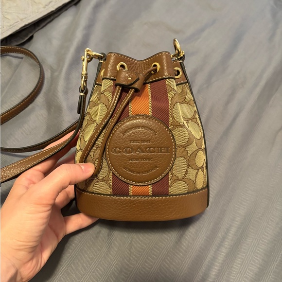 Coach Handbags - COACH Signature Jacquard Dempsey Crossbody Bag
